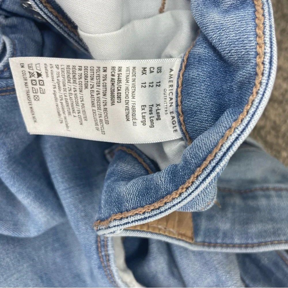 American Eagle Outfitters Denim Blue Stretch Jeans - Picture 5 of 5